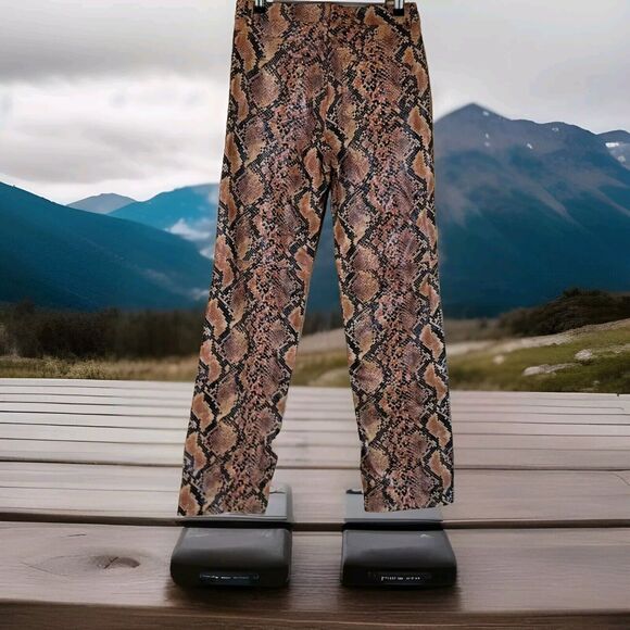 NBD Revolve100% Genuine Leather Pants Split Hems Size S - Picture 6 of 10